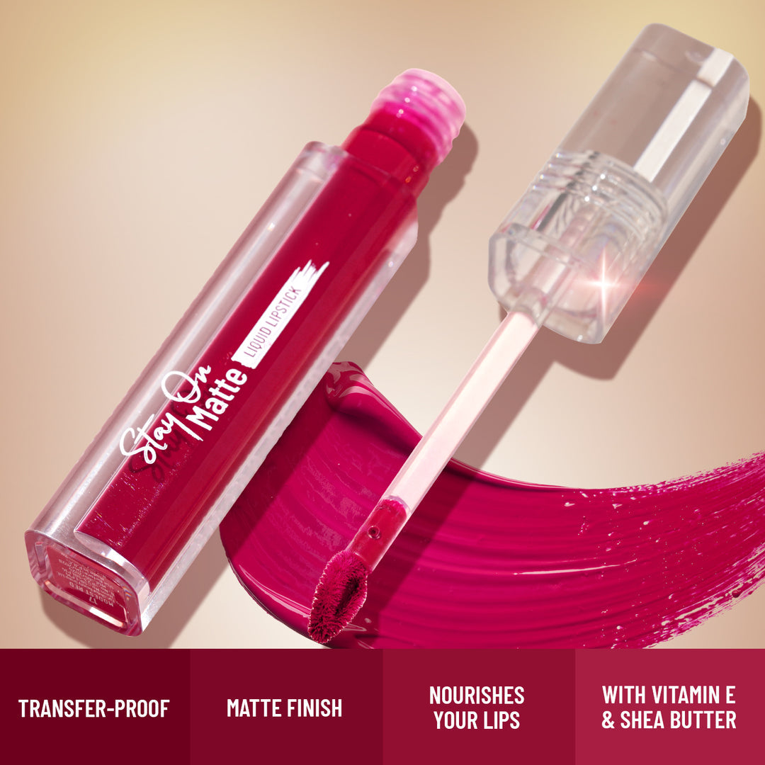 SWISS BEAUTY STAY ON MATTE LIQUID LIPSTICK