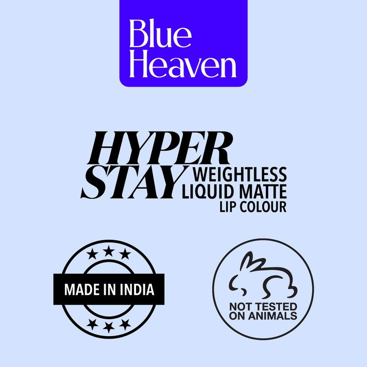 Hyper Stay Liquid Matte Lipstick |
Long-lasting Non-Transfer Matte Lipstick for Women|24 hrs stay