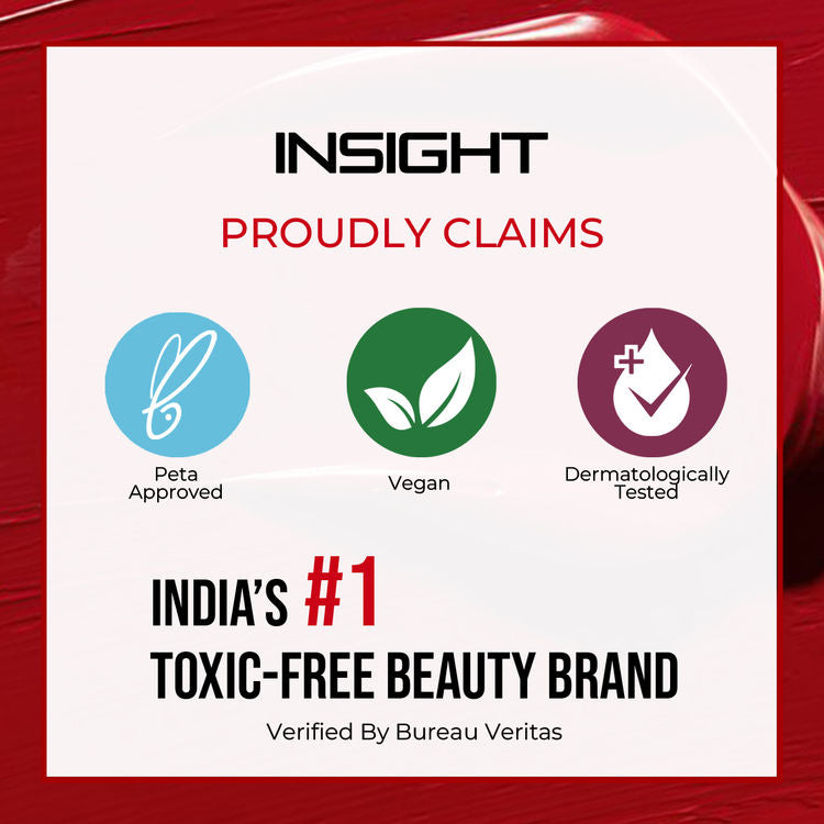 Insight Cosmetics Non Transfer Liquid Lipstick |Matte Texture|Waterproof|