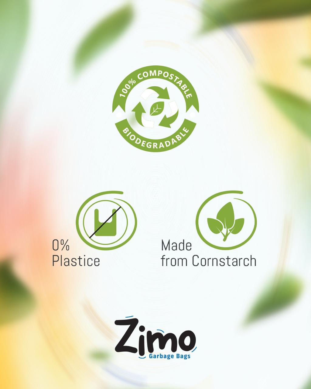 Zimo garbage bags , medium ,12 rolls/ 360 pcs