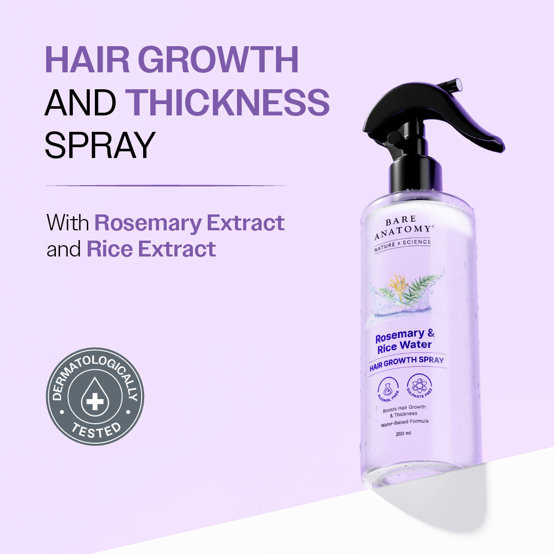 Rosemary Water
Spray With Rice Water