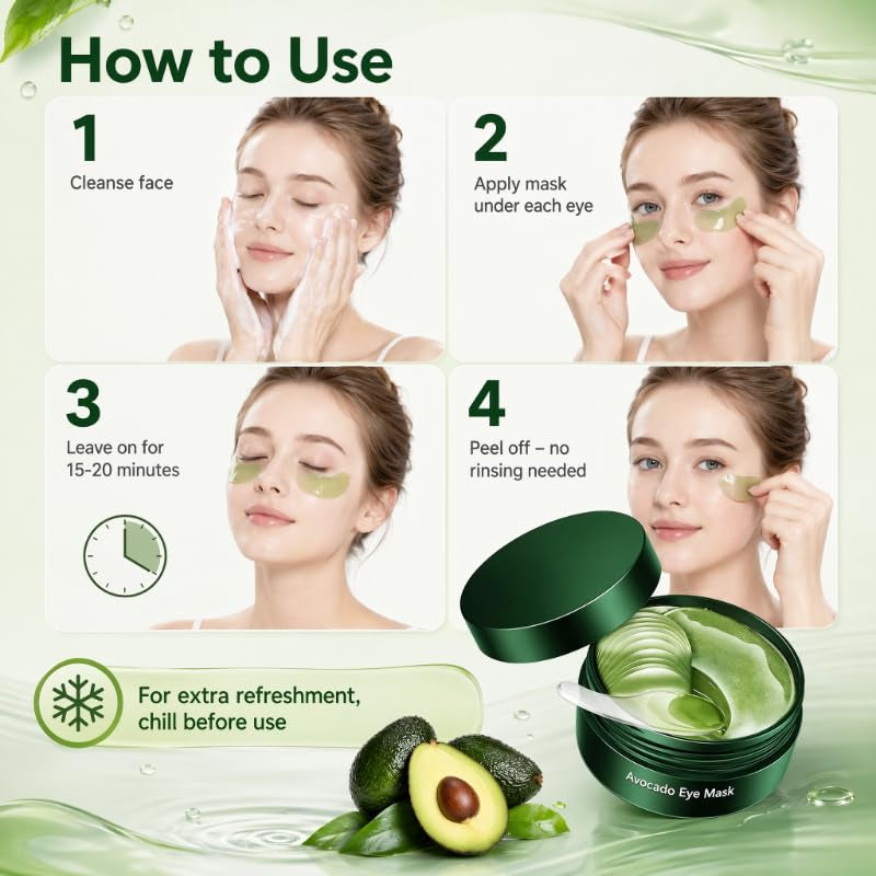Under eye patches with collagen for dark circles & fine lines ( pack of 2 )