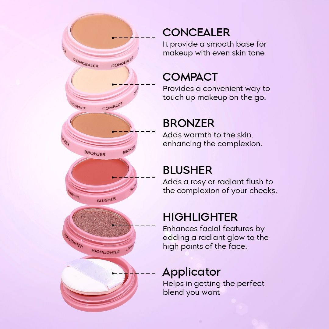 5 in 1 makeup stack