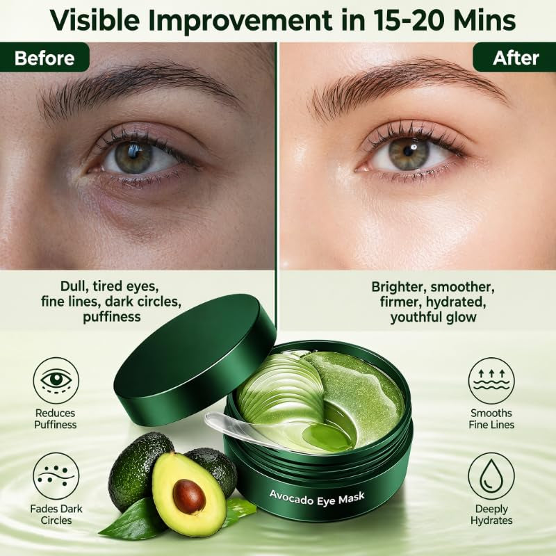Under eye patches with collagen for dark circles & fine lines ( pack of 2 )