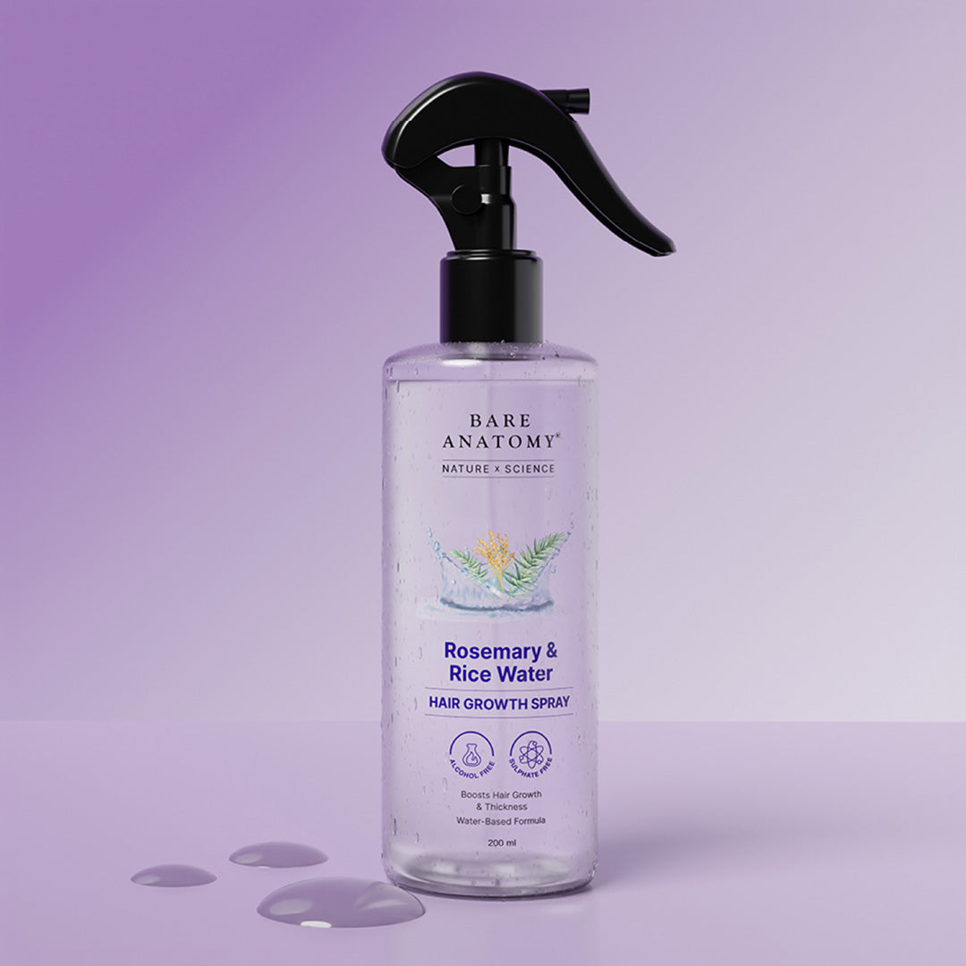 Rosemary Water
Spray With Rice Water