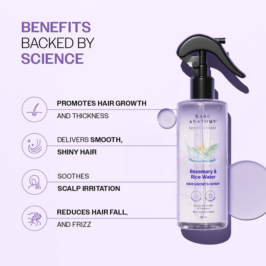 Rosemary Water
Spray With Rice Water
