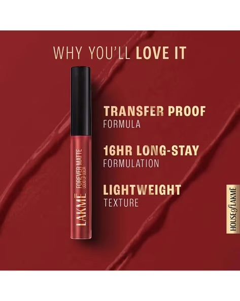 LAKME Forever Matte Liquid Lip 16hr...